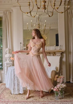 Peach Fairy Gauze Skirt