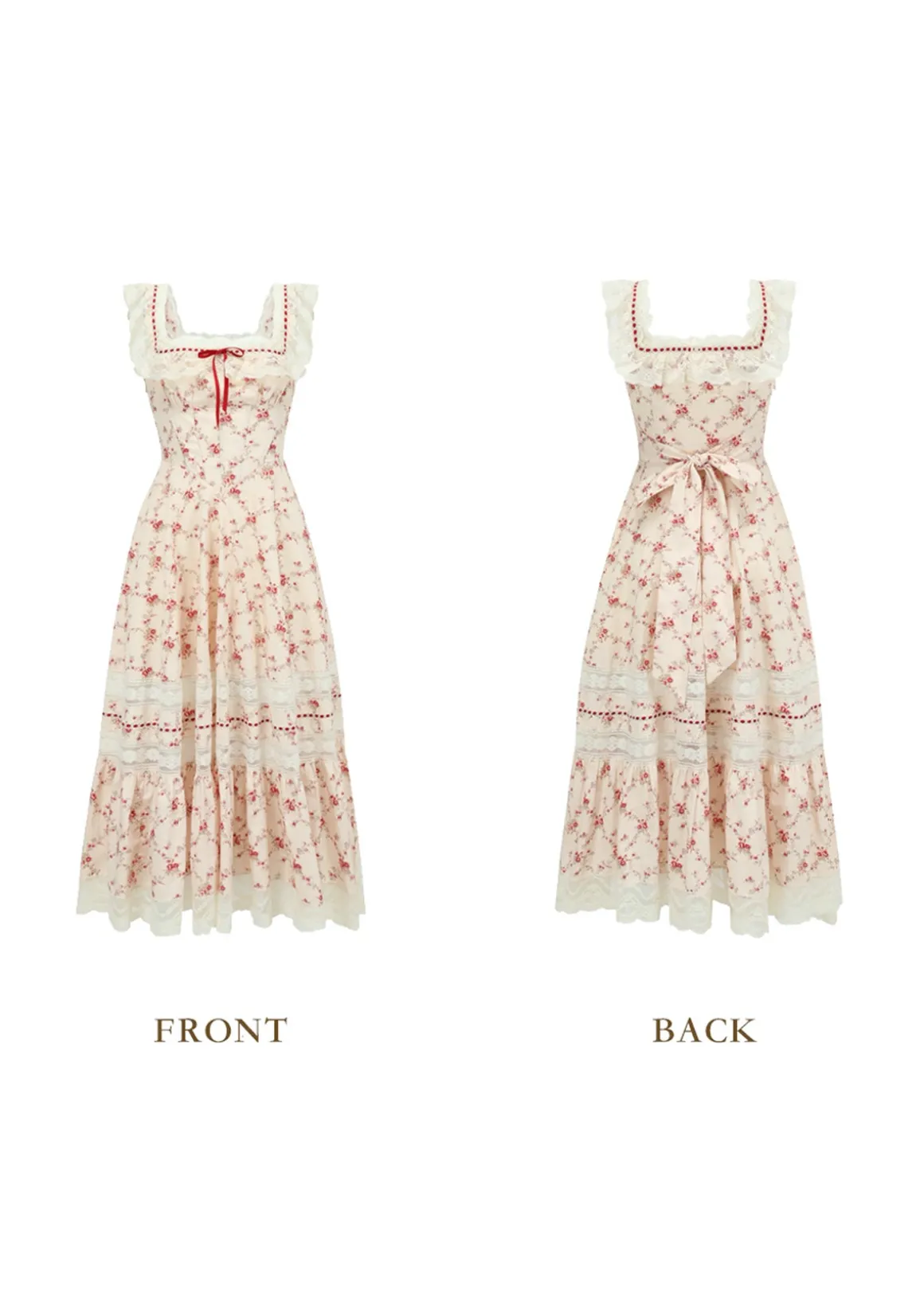 Red Garnet Corset Dress