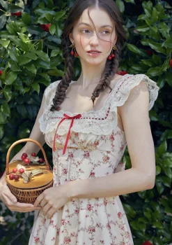 Red Garnet Corset Dress