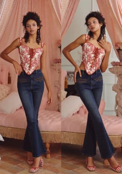 Red Winery Corset