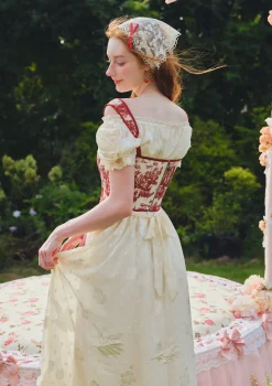 Red Winery Corset