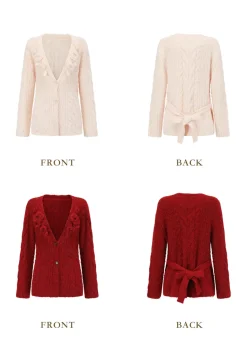 Semi-sweet Chiffon Knit Cardigan
