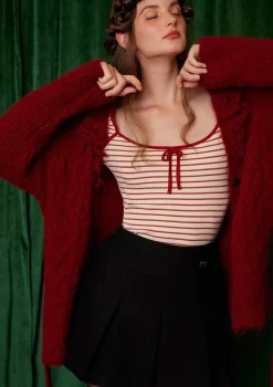 Semi-sweet Chiffon Knit Cardigan