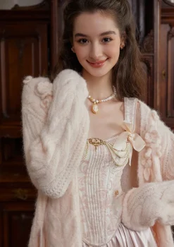 Semi-sweet Chiffon Knit Cardigan