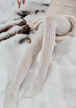 Snowflake Kintted Stockings