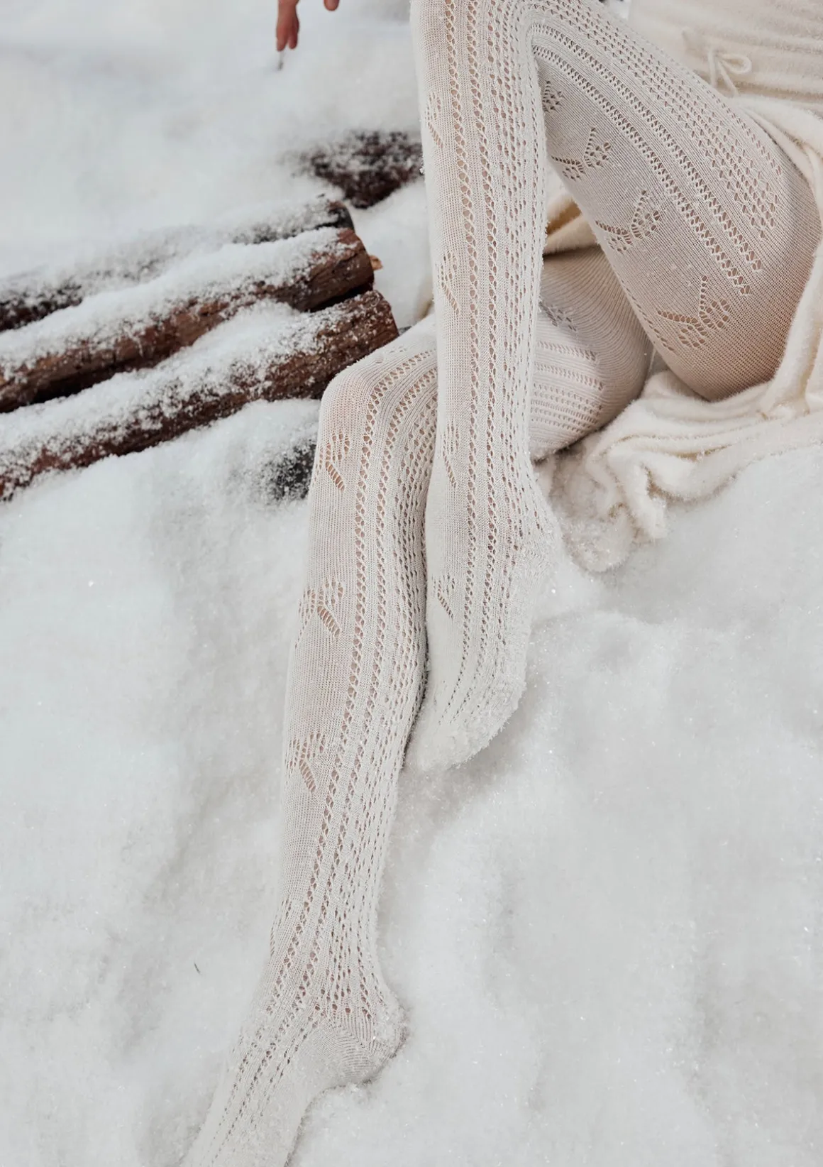 Snowflake Kintted Stockings