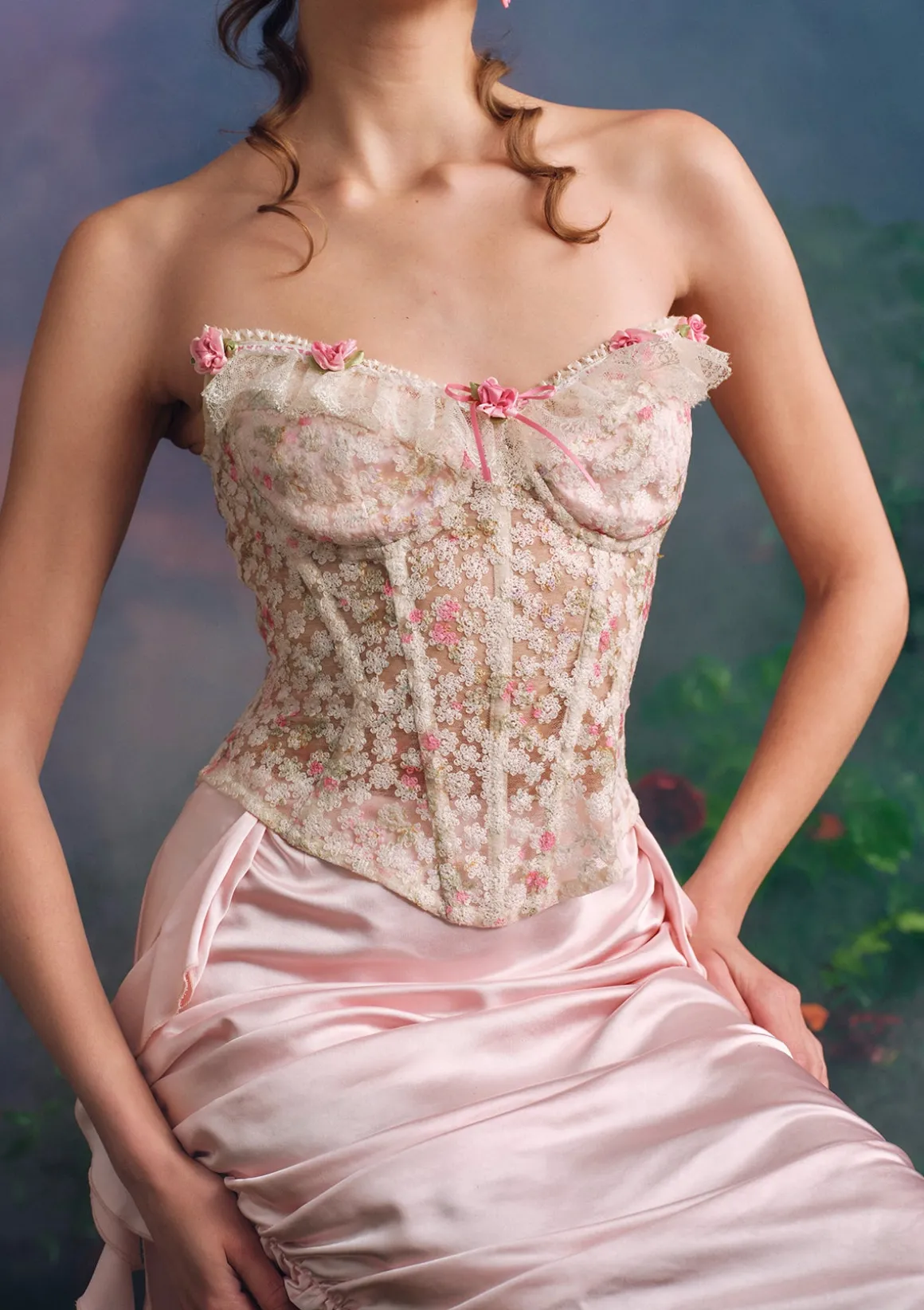 Star Floral Loli Corset
