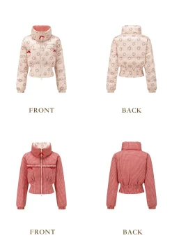 Strawberry Donazi Reversible 2-in-1 Down Jacket