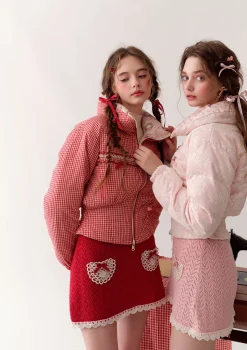 Strawberry Donazi Reversible 2-in-1 Down Jacket