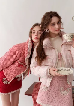 Strawberry Donazi Reversible 2-in-1 Down Jacket