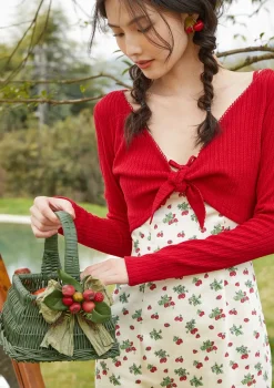 Strawberry Farm Knit Cardigan