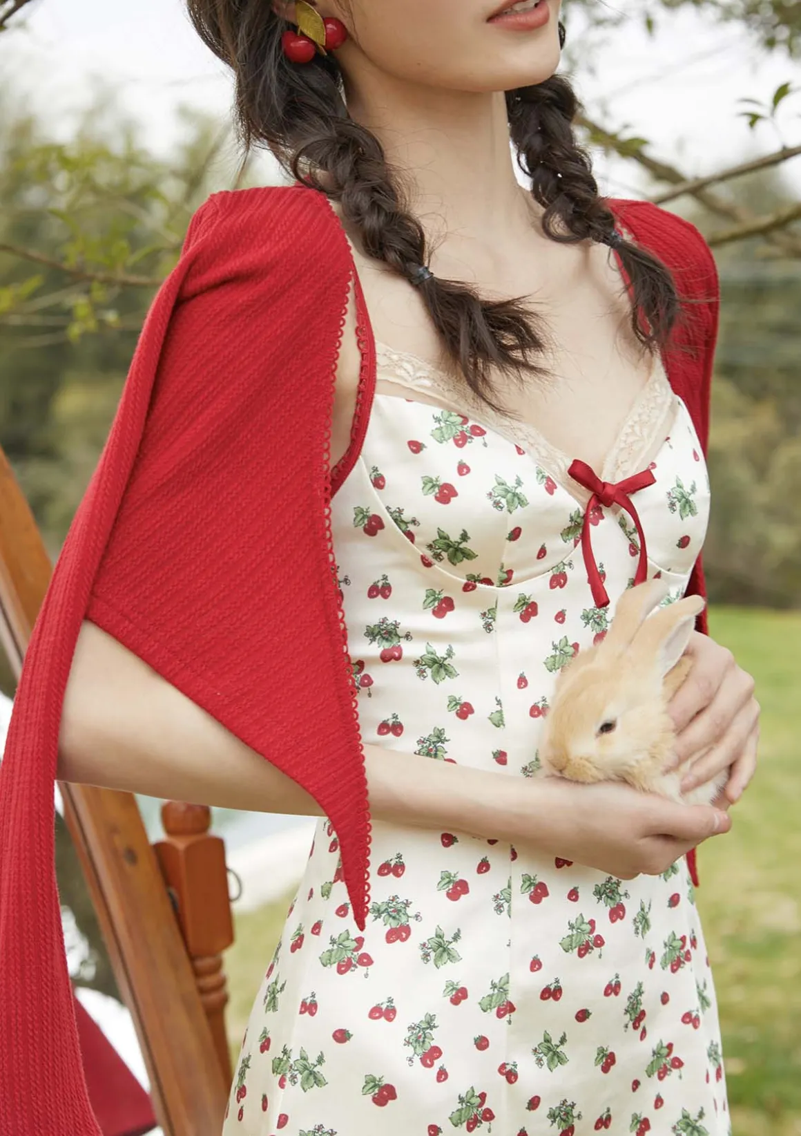Strawberry Farm Knit Cardigan