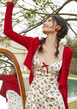 Strawberry Farm Knit Cardigan