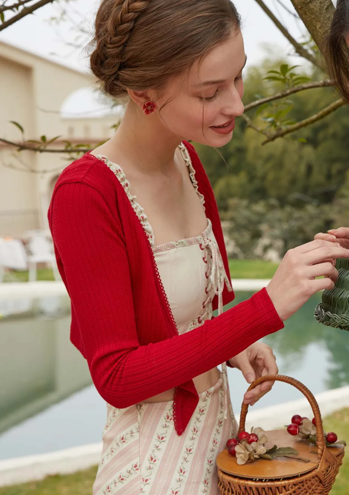 Strawberry Farm Knit Cardigan