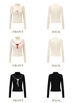Strawberry Post Office Knit Bottom Shirt