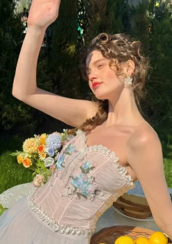 The Blue Lily Corset
