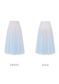 The Blue Lily Gauze Skirt