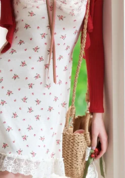 The Little Red Rose Bag