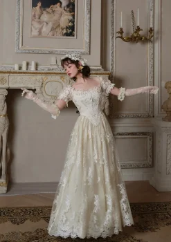 The Tear of Blossom and Candle Corset Dress