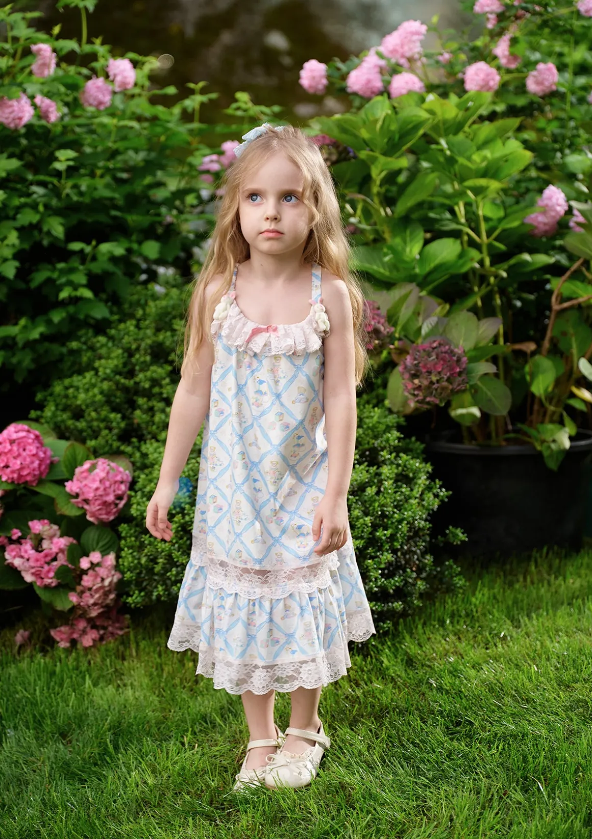 Toddler Girl Bear Butterfly Dance Dress