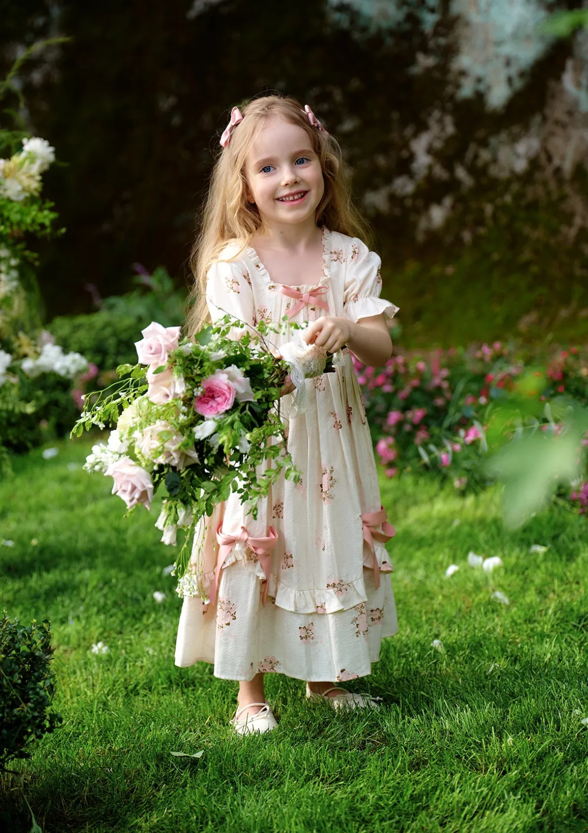 Toddler Girl Rose's Smile Dress