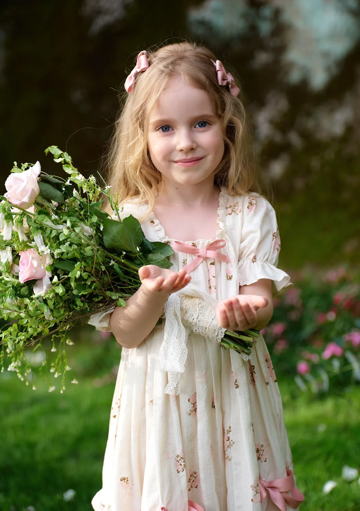 Toddler Girl Rose's Smile Dress
