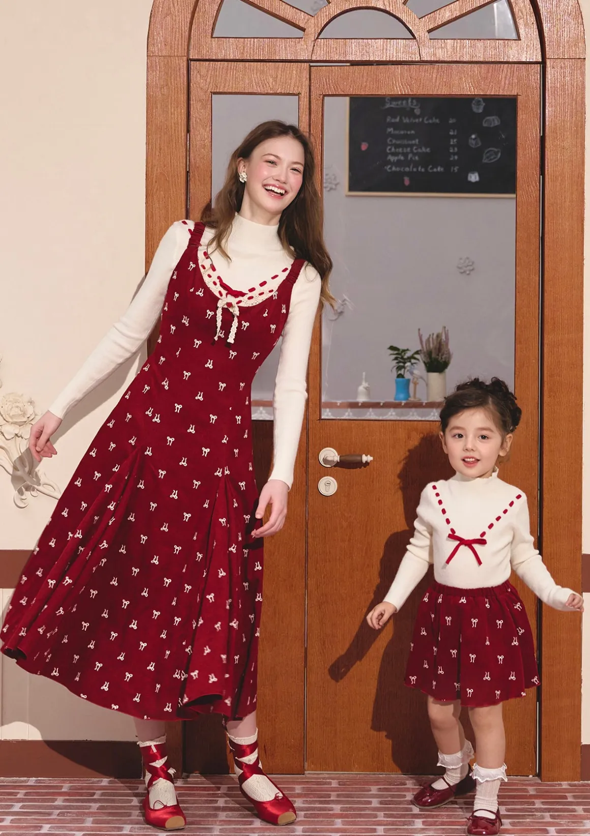 Toddler Girl Strawberry Newspaper Office Skirt