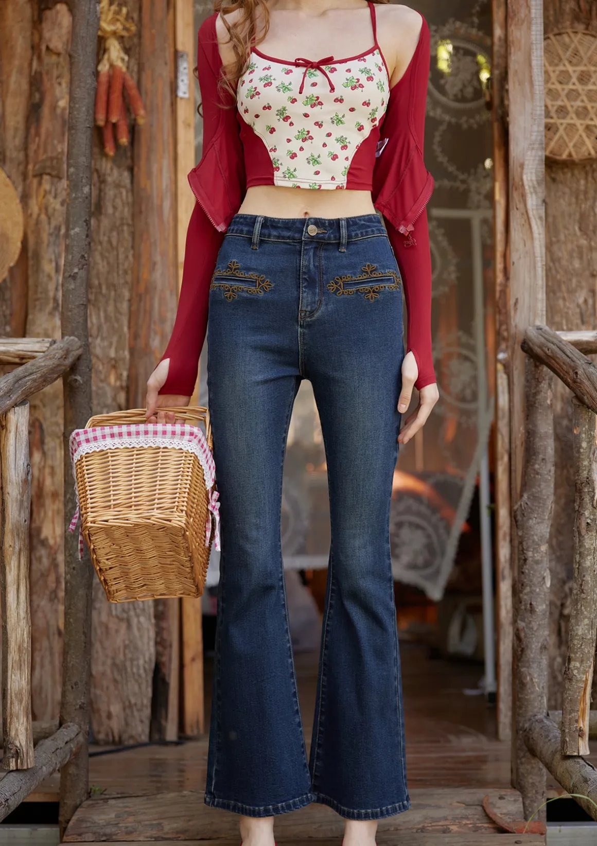Vibrant Strawberry Sports Cardigan