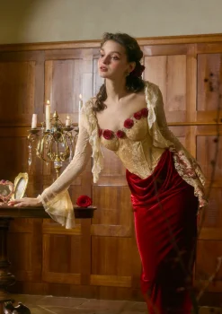 Wild Rosa in Spain Corset Dress