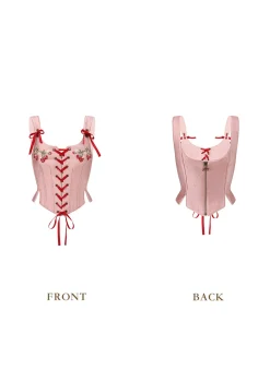 Wild Strawberry Paradise Corset
